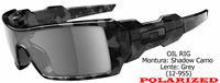 Oakley Oil Rig Shadow Camo-Grey Polarized (12-955)